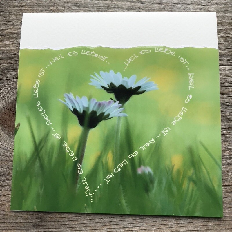 Karte &quot;Liebe &amp; Hochzeit&quot;