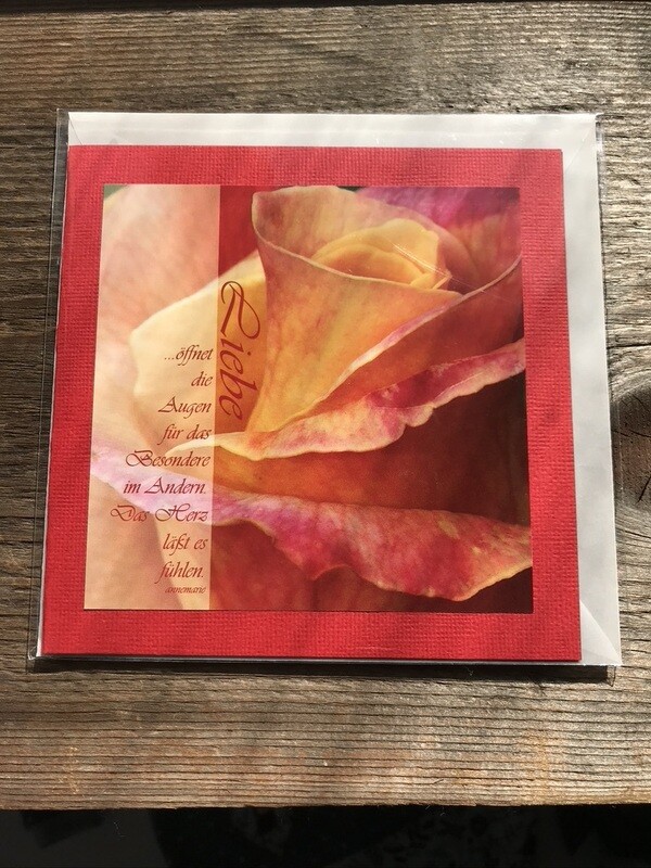 Karte &quot;Liebe &amp; Hochzeit&quot;