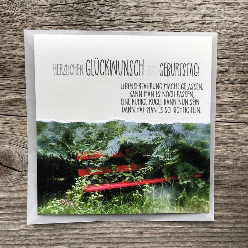Karte &quot;Glückwünsche&quot;