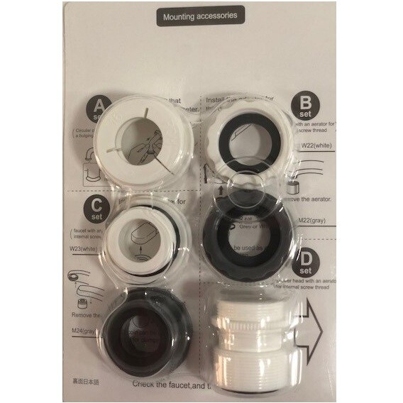 Adattatori 8pcs per il Deviatore Plastica