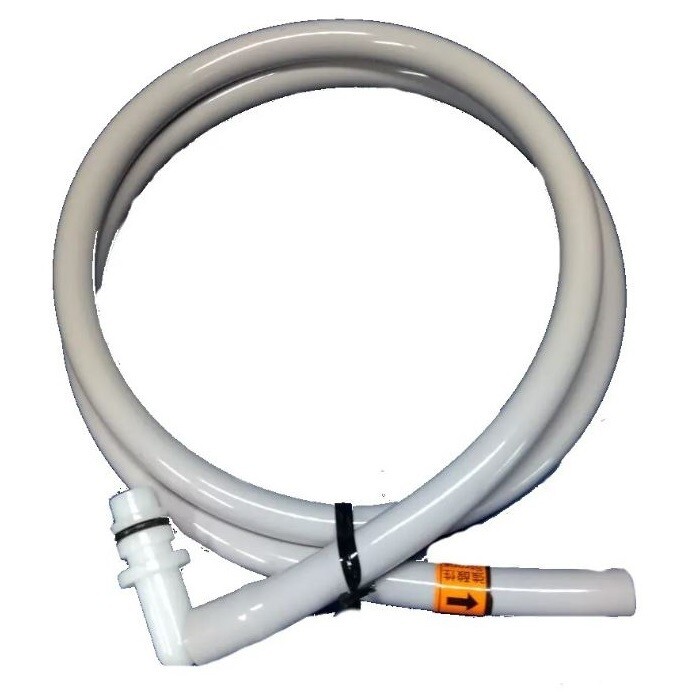 Tubo Grigio per K8 (acqua di scarto) con Raccordo - 1 metro