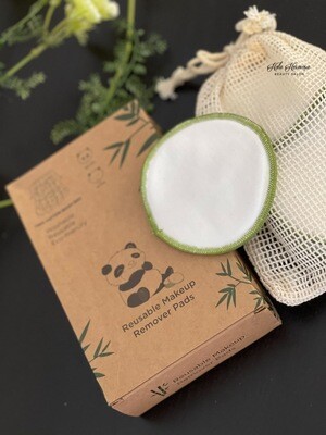 Herbruikbare Bamboo Makeup Remover Pads (Wit) Herbruikbare Bamboo Makeup Remover Pads (Wit)