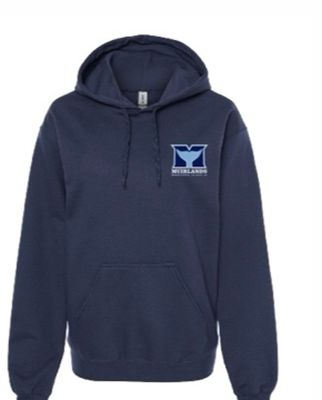 Muirlands Hoodie Sweatshirt (Navy Blue) (PE Sweatshirt)
