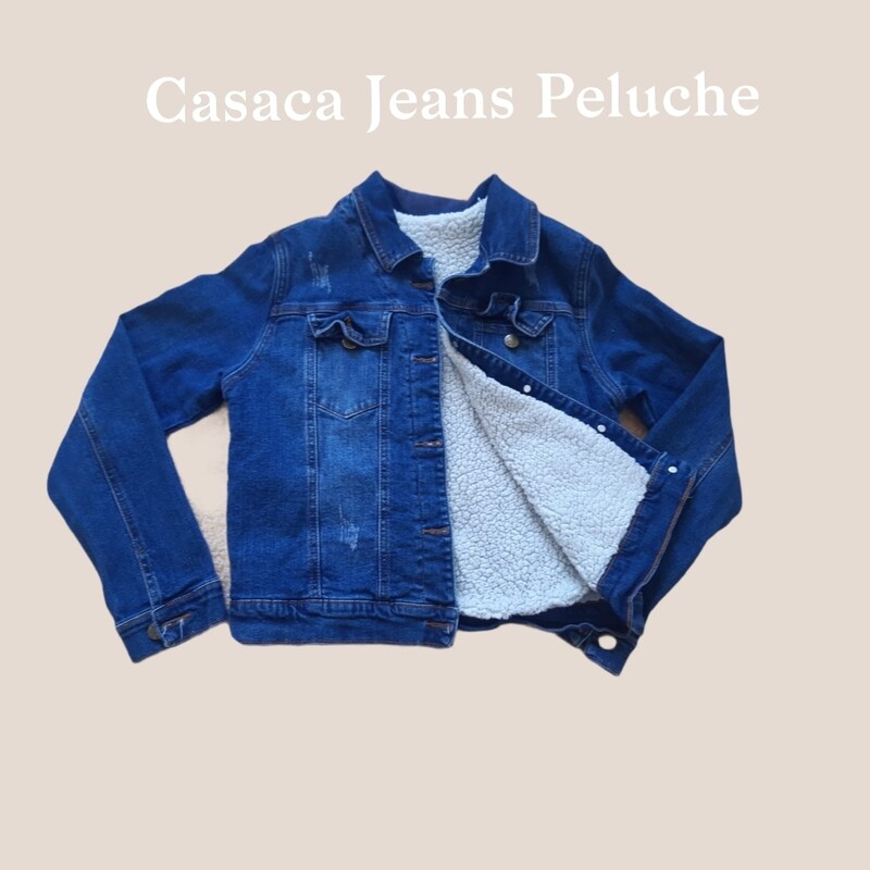Casaca Jeans Peluche
