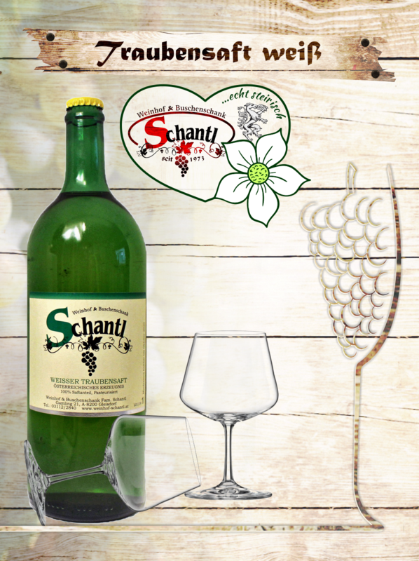 Traubensaft weiß   Natur pur!