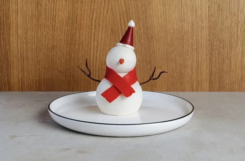 Десерт снеговик