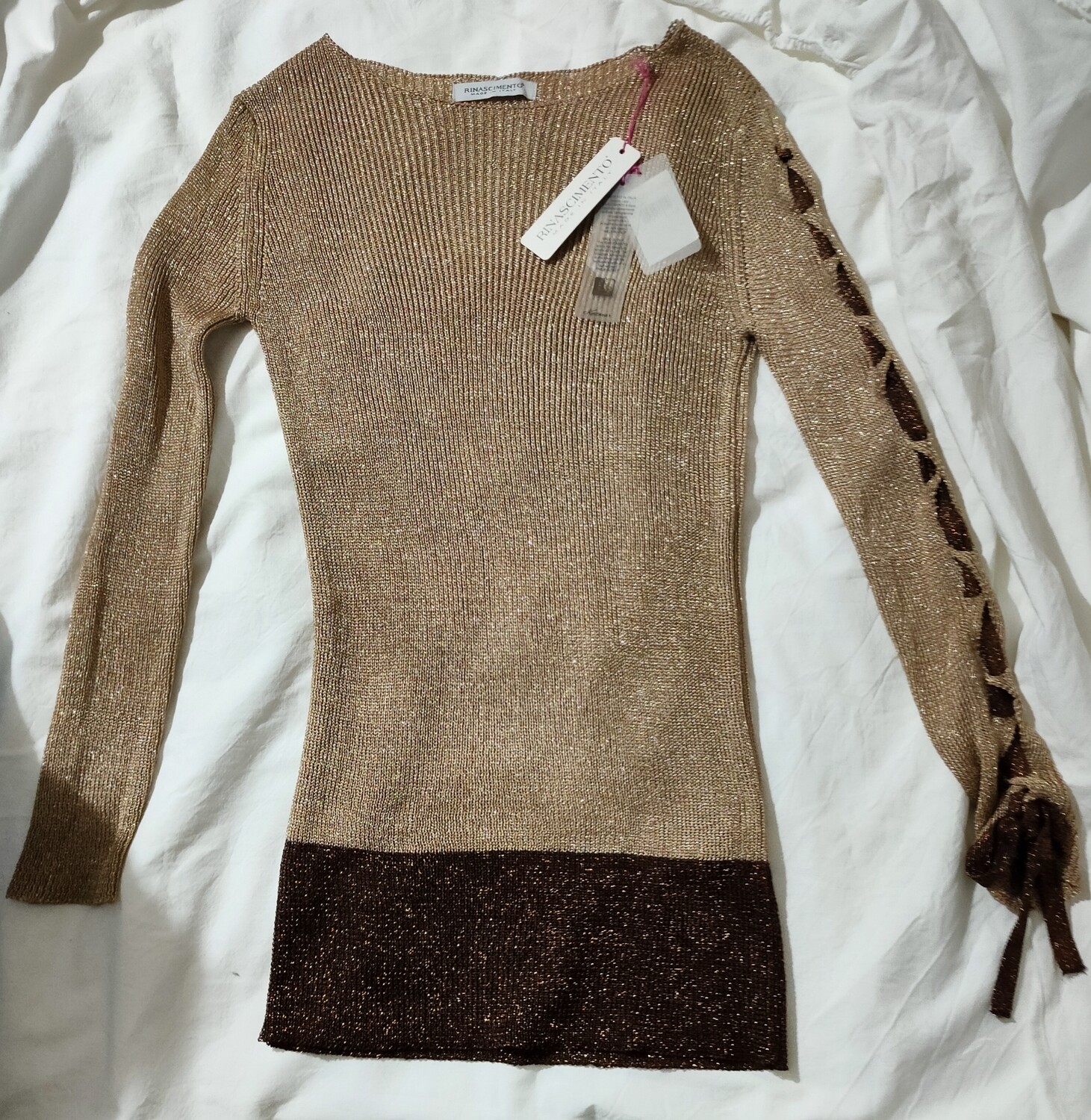 Maglia Rinascimento. Color Oro. Taglia M