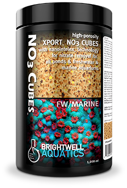 Xport NO3 Cubes Filtration Media for Aquarium Tank: Brightwell Aquatics