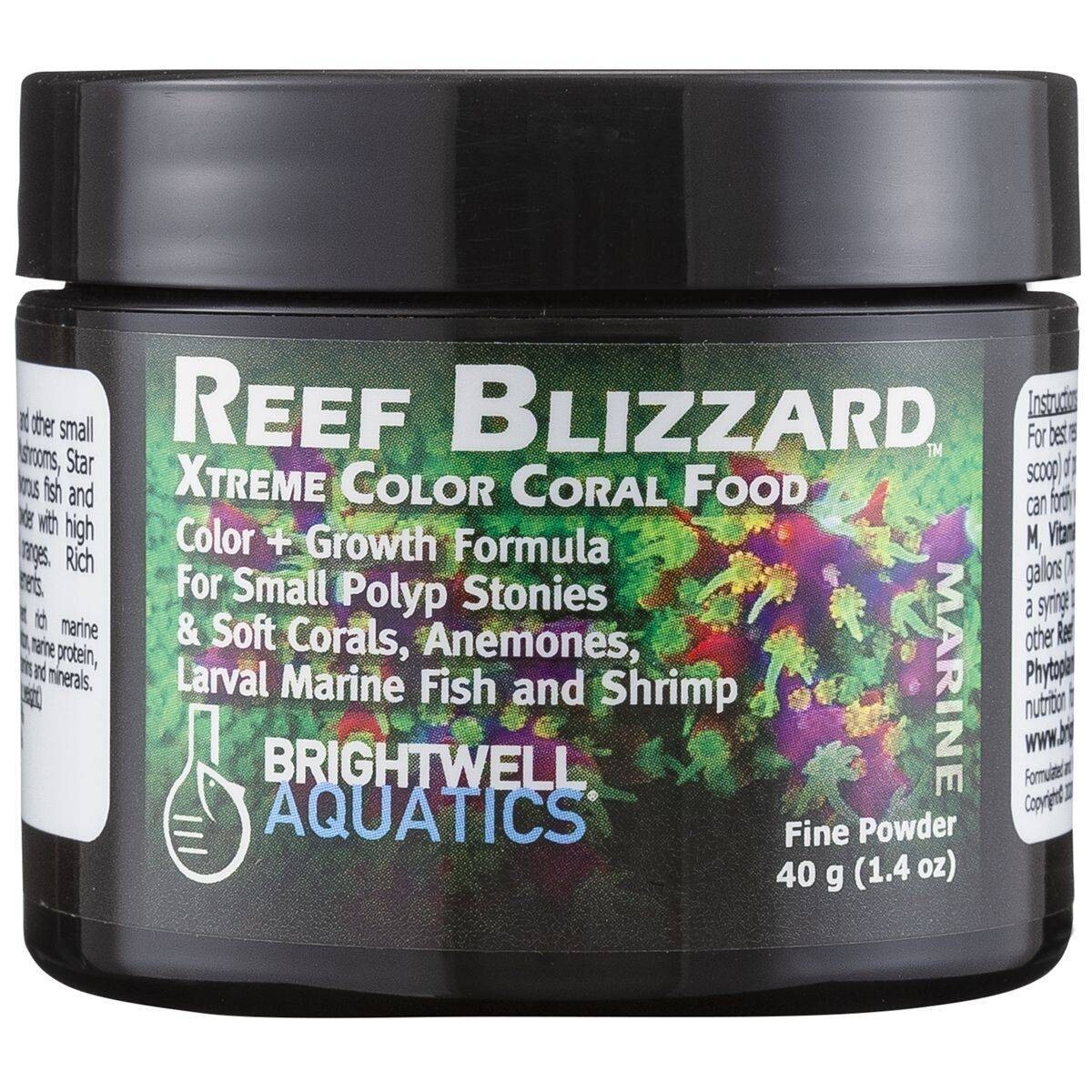 ReefBlizzard XC - Xtreme Color Powdered Food - For SPS, Softies & Larval Fish