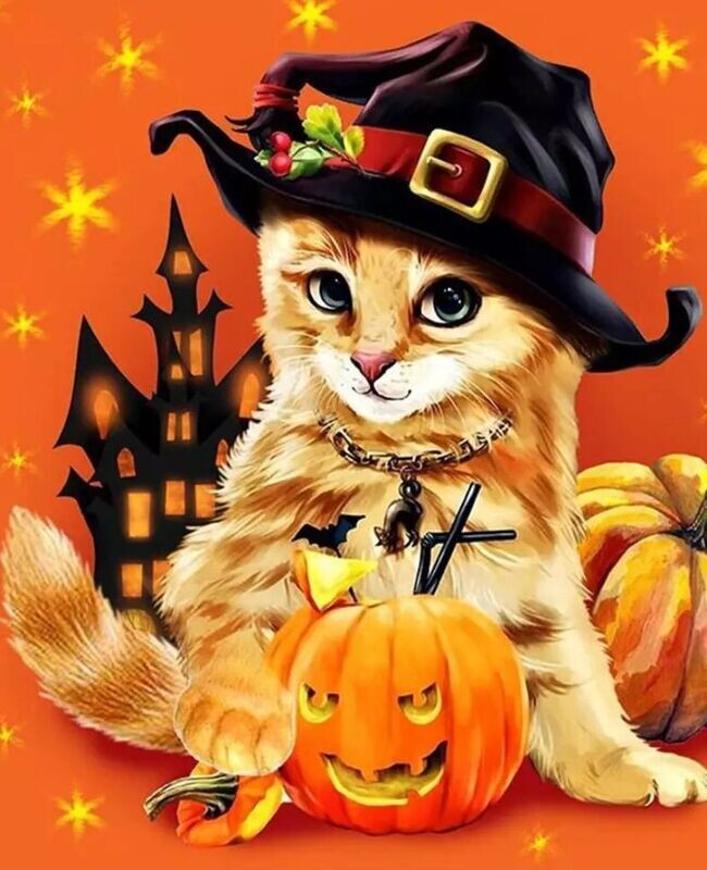 Diamond Painting Vollbild 30x40 mit eckigen Steinen