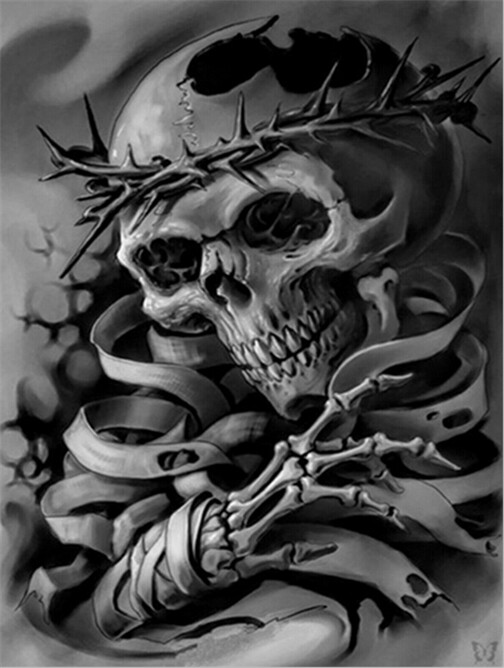 Diamond Painting Vollbild 30x40 mit eckigen Steinen