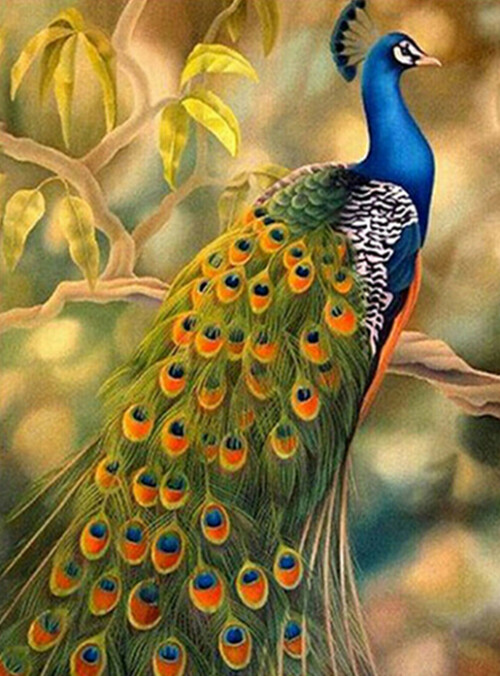 Diamond Painting Vollbild 30x40 mit eckigen Steinen