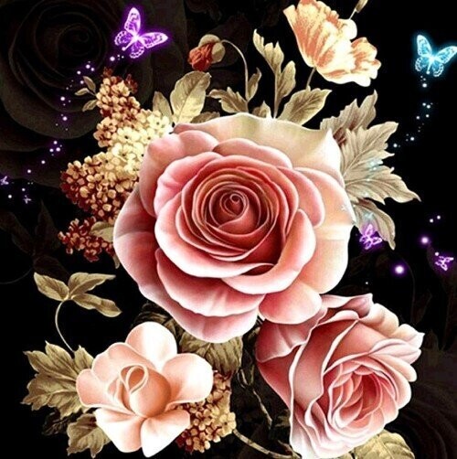 Diamond Painting Vollbild 50x70 mit runden Steinen Diamond Painting Vollbild 50x70 mit runden Steinen