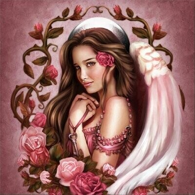 Diamond Painting Vollbild 50x70 mit runden Steinen