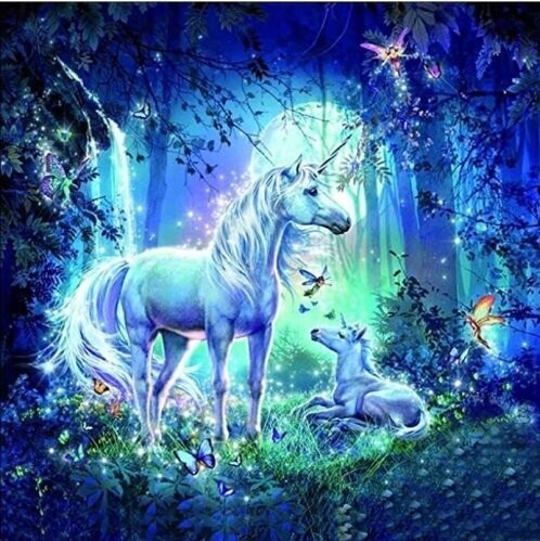 Diamond Painting Vollbild 50x70 mit runden Steinen