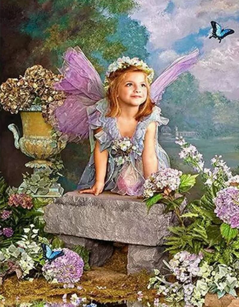 Diamond Painting Vollbild 50x70 mit runden Steinen