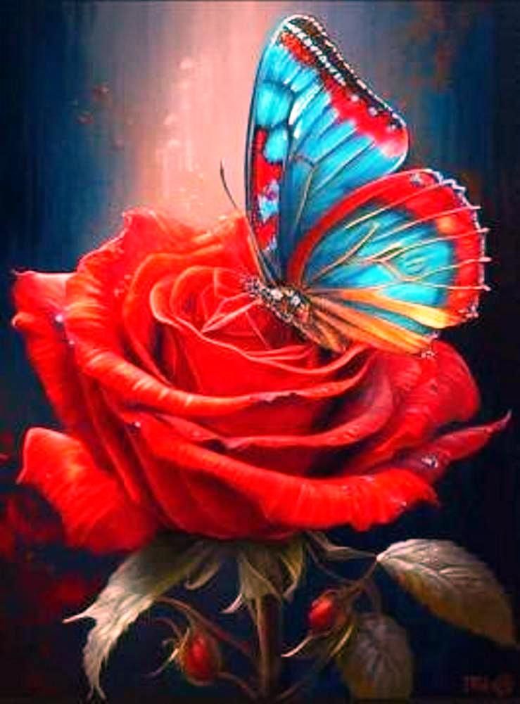 Diamond Painting Vollbild 30x40 mit runden Steinen Diamond Painting Vollbild 30x40 mit runden Steinen