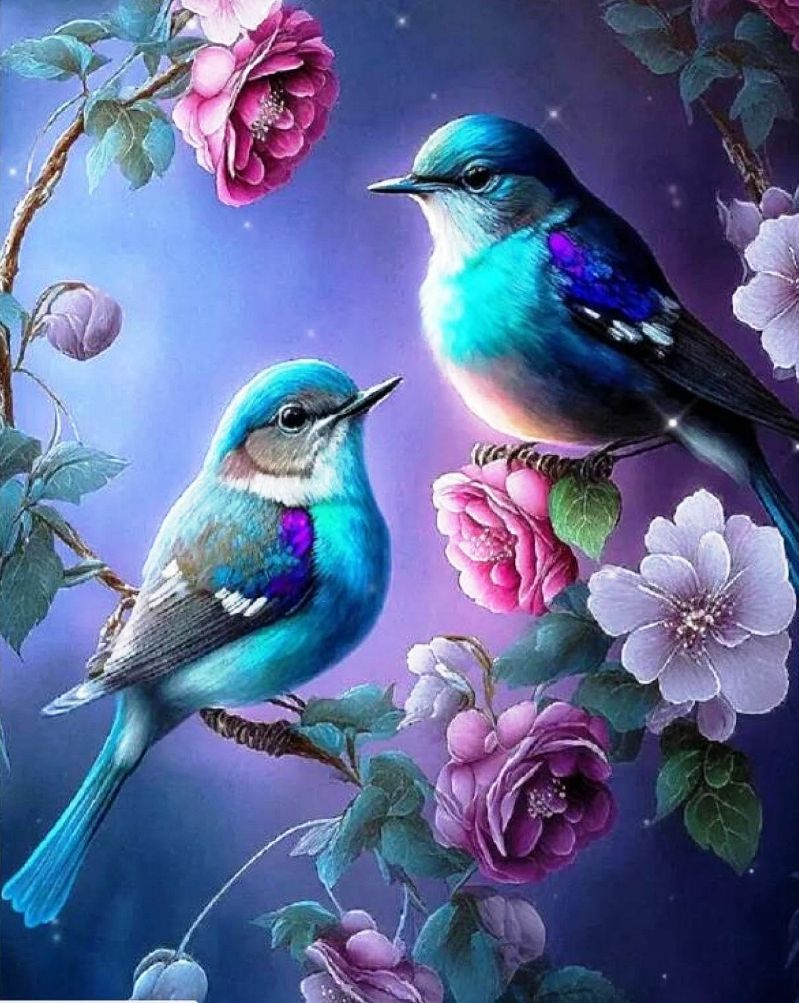 Diamond Painting Vollbild 30x40 mit eckigen Steinen Diamond Painting Vollbild 30x40 mit eckigen Steinen