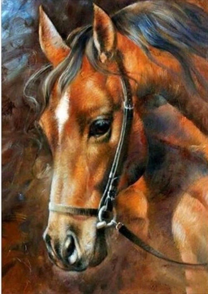 Diamond Painting Vollbild 30x40 mit runden Steinen