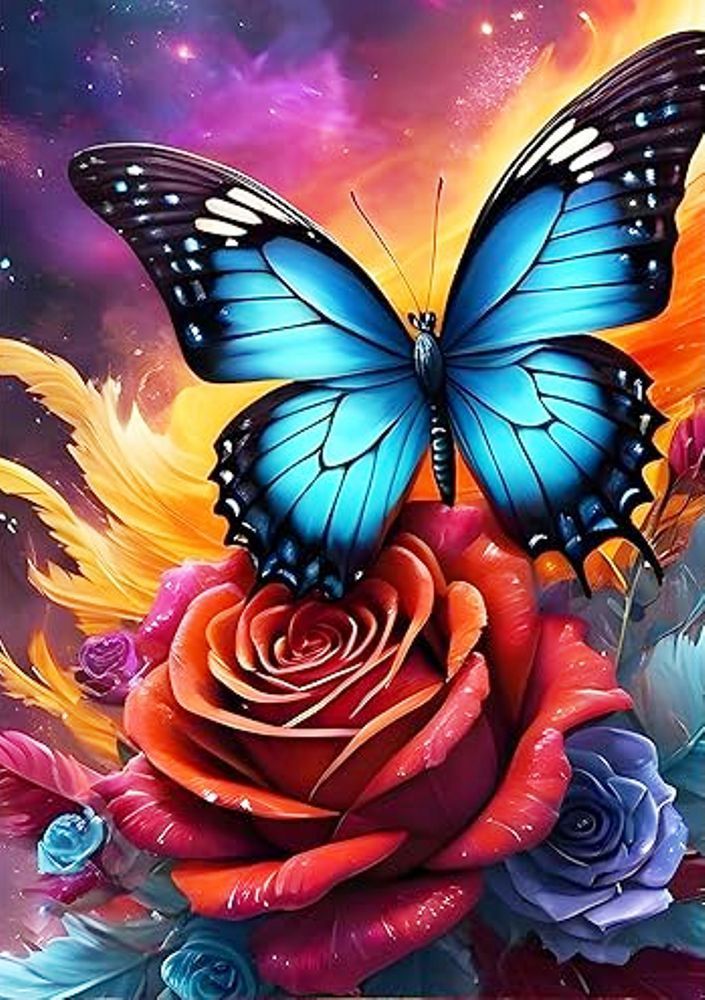 Diamond Painting Vollbild 30x40 mit eckigen Steinen Diamond Painting Vollbild 30x40 mit eckigen Steinen