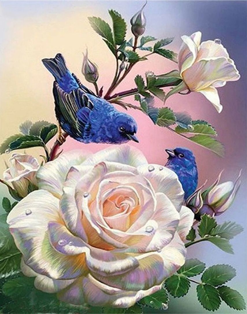 Diamond Painting Vollbild 30x40 mit eckigen Steinen Diamond Painting Vollbild 30x40 mit eckigen Steinen