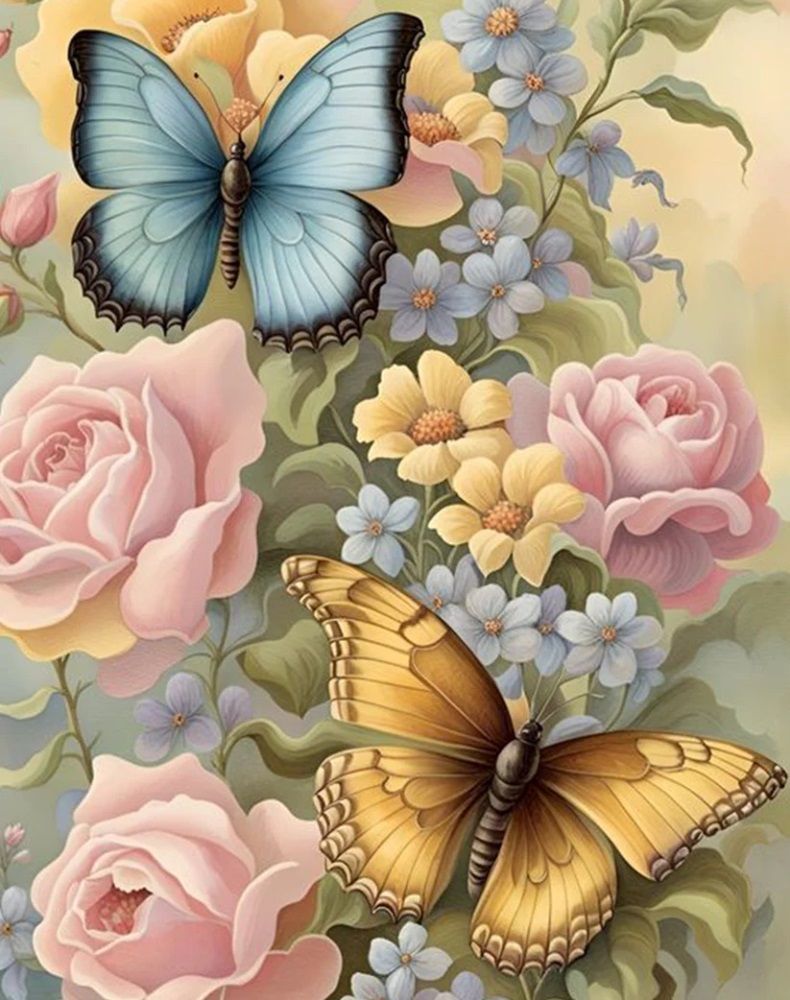 Diamond Painting Vollbild 30x40 mit eckigen Steinen Diamond Painting Vollbild 30x40 mit eckigen Steinen