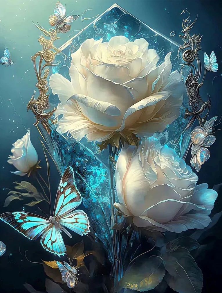 Diamond Painting Vollbild 30x40 mit eckigen Steinen Diamond Painting Vollbild 30x40 mit eckigen Steinen