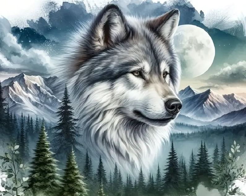 Diamond Painting Vollbild 30x40 mit eckigen Steinen Diamond Painting Vollbild 30x40 mit eckigen Steinen