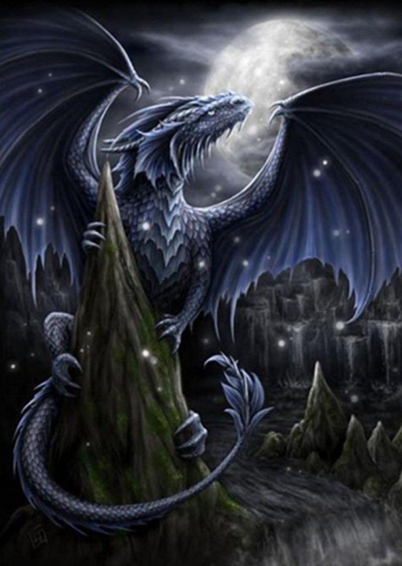 Diamond Painting Vollbild 50x70 mit runden Steinen