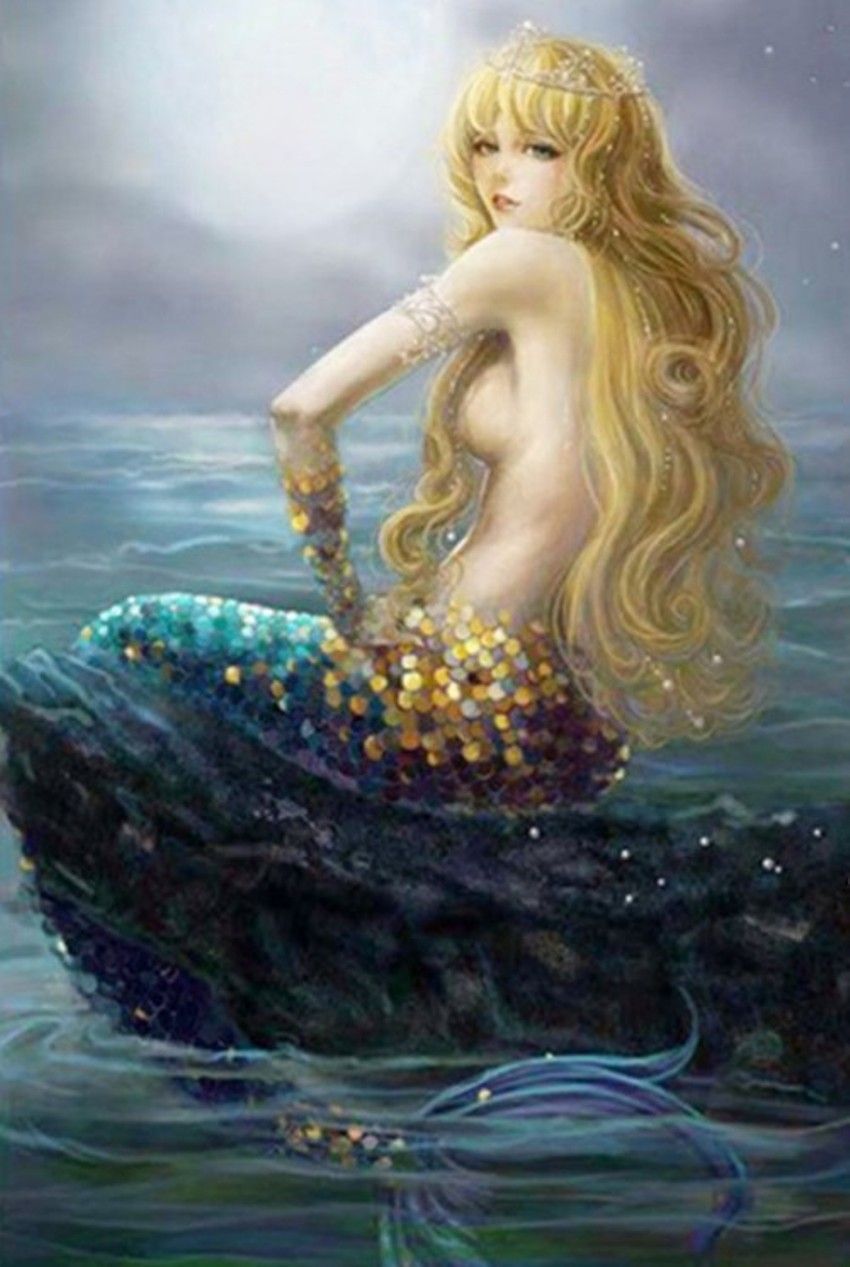 Diamond Painting Vollbild 50x70 mit runden Steinen
