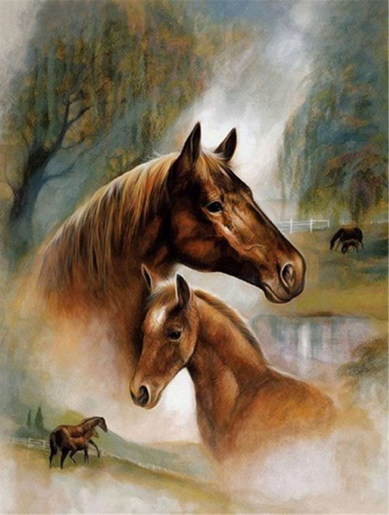 Diamond Painting Vollbild 50x70 mit runden Steinen Diamond Painting Vollbild 50x70 mit runden Steinen