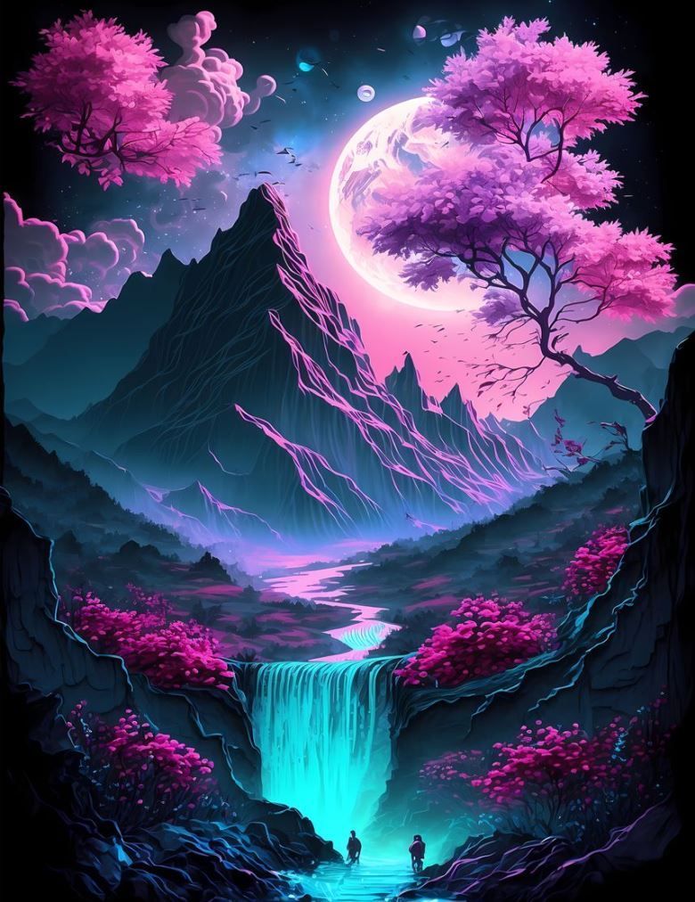 Diamond Painting Vollbild 50x70 mit runden Steinen
