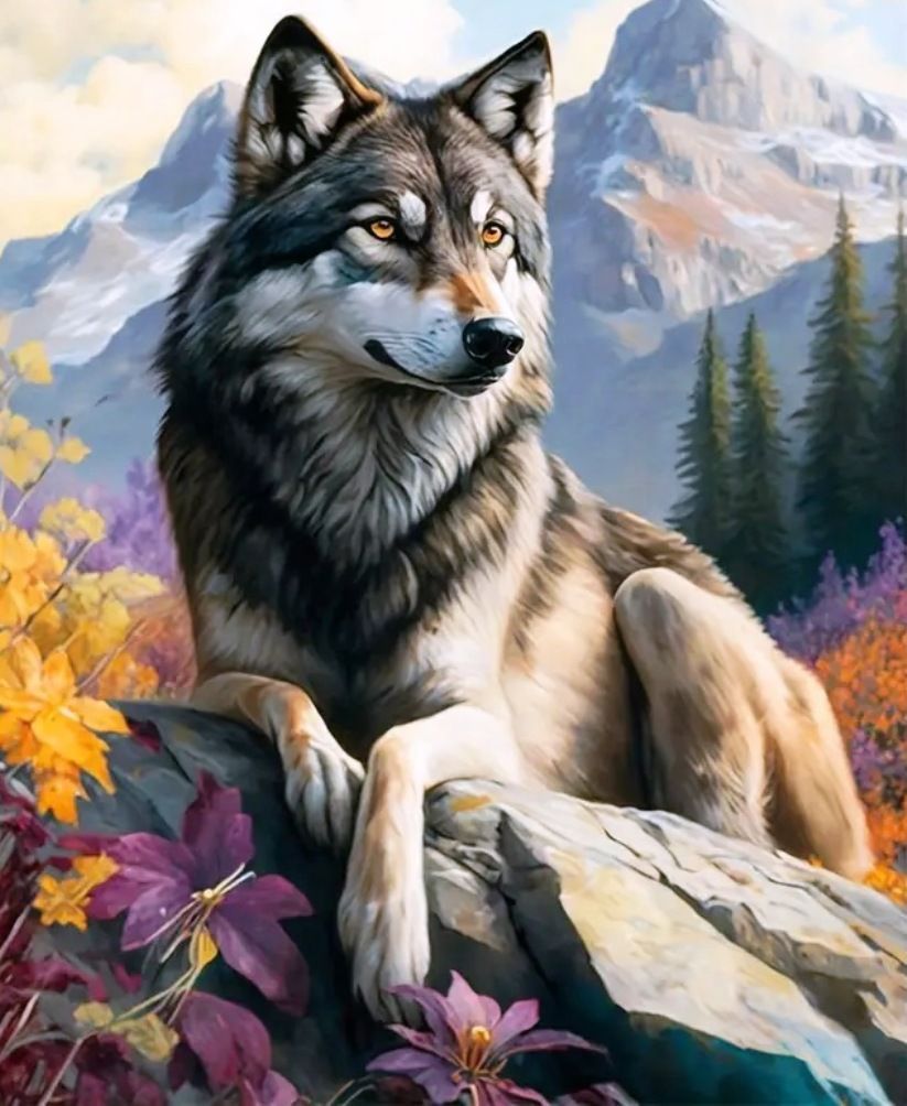 Diamond Painting Vollbild 50x70 mit runden Steinen Diamond Painting Vollbild 50x70 mit runden Steinen