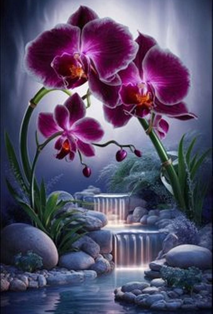 Diamond Painting Vollbild 50x70 mit runden Steinen Diamond Painting Vollbild 50x70 mit runden Steinen
