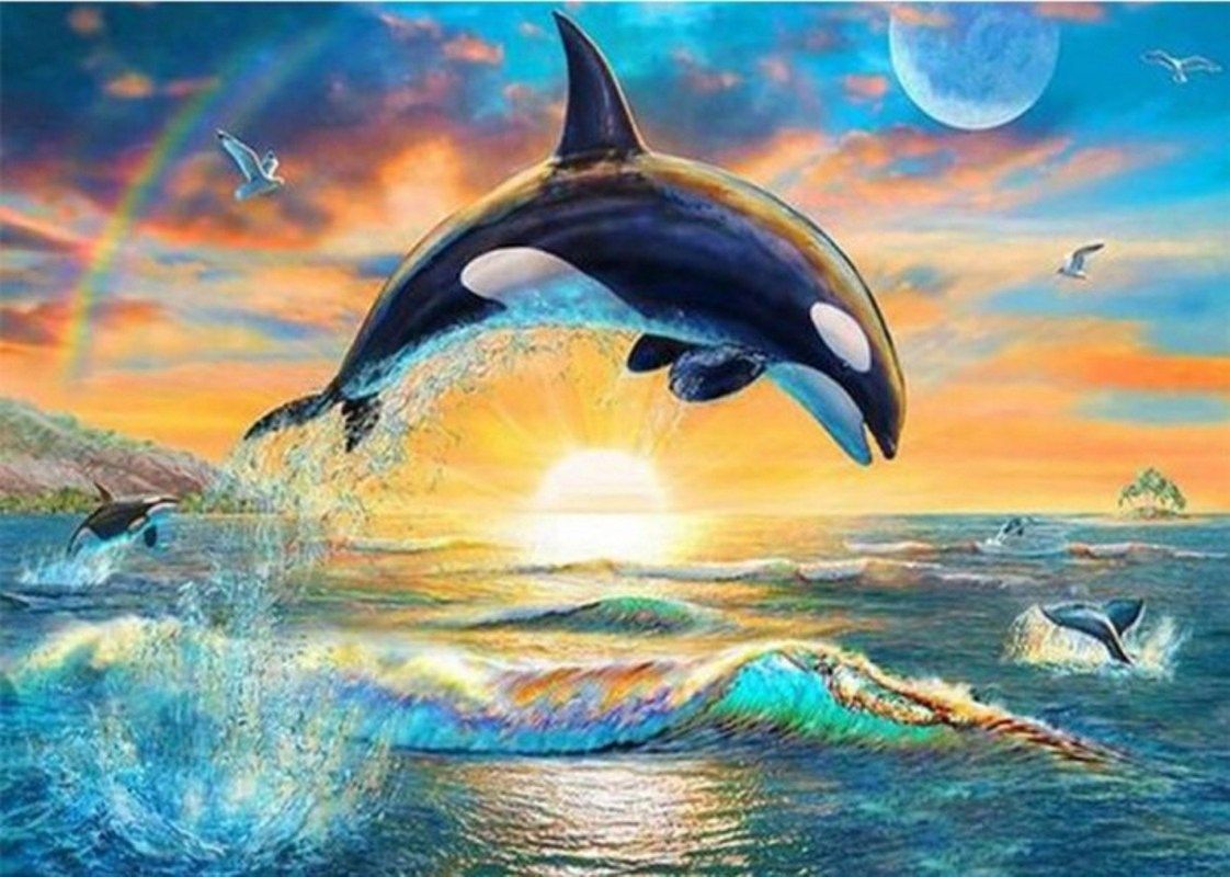 Diamond Painting Vollbild 50x70 mit runden Steinen Diamond Painting Vollbild 50x70 mit runden Steinen