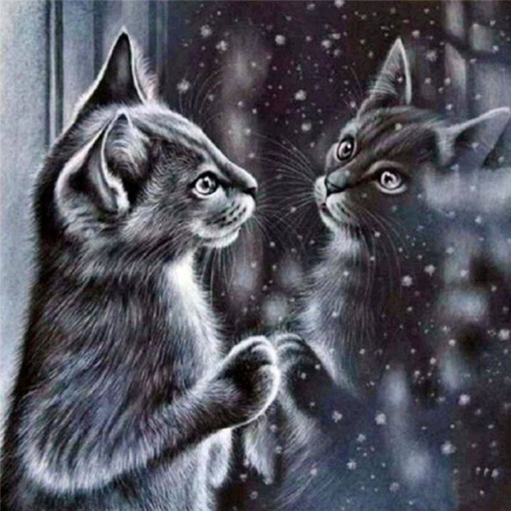 Diamond Painting Vollbild 50x70 mit runden Steinen