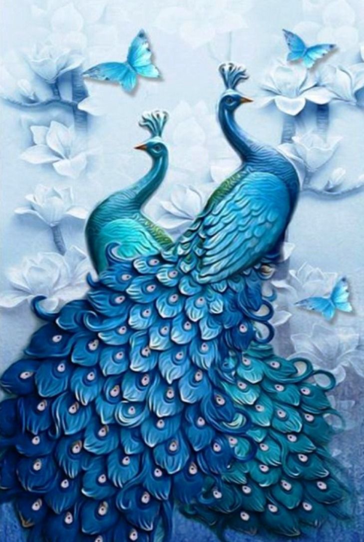 Diamond Painting Vollbild 50x70 mit runden Steinen