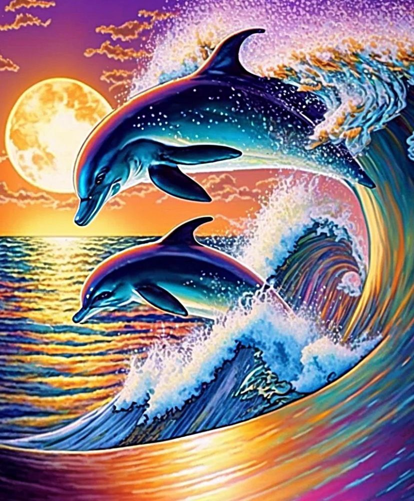 Diamond Painting Vollbild 50x70 mit runden Steinen Diamond Painting Vollbild 50x70 mit runden Steinen