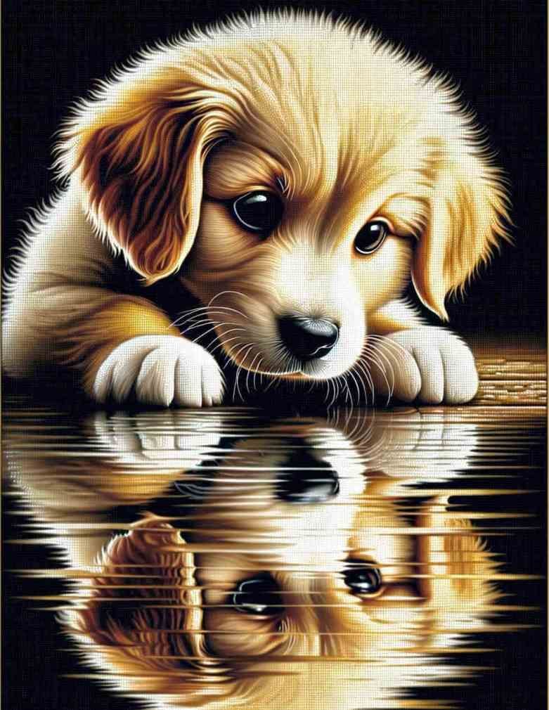 Diamond Painting Vollbild 50x70 mit runden Steinen Diamond Painting Vollbild 50x70 mit runden Steinen