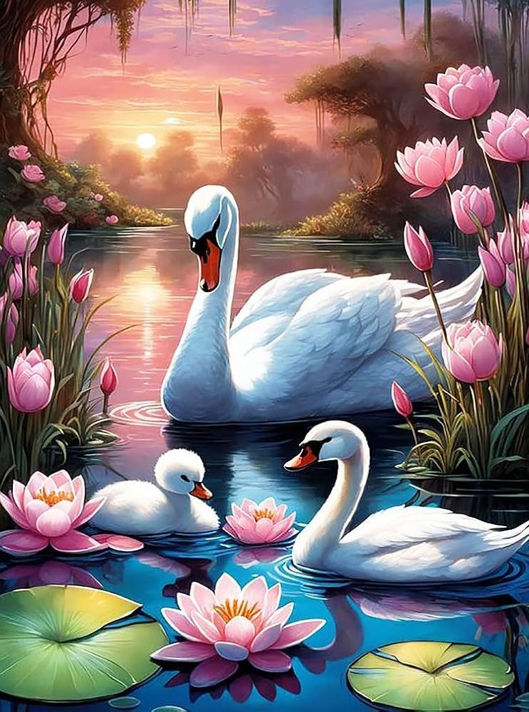 Diamond Painting Vollbild 50x70 mit eckigen Steinen Diamond Painting Vollbild 50x70 mit eckigen Steinen