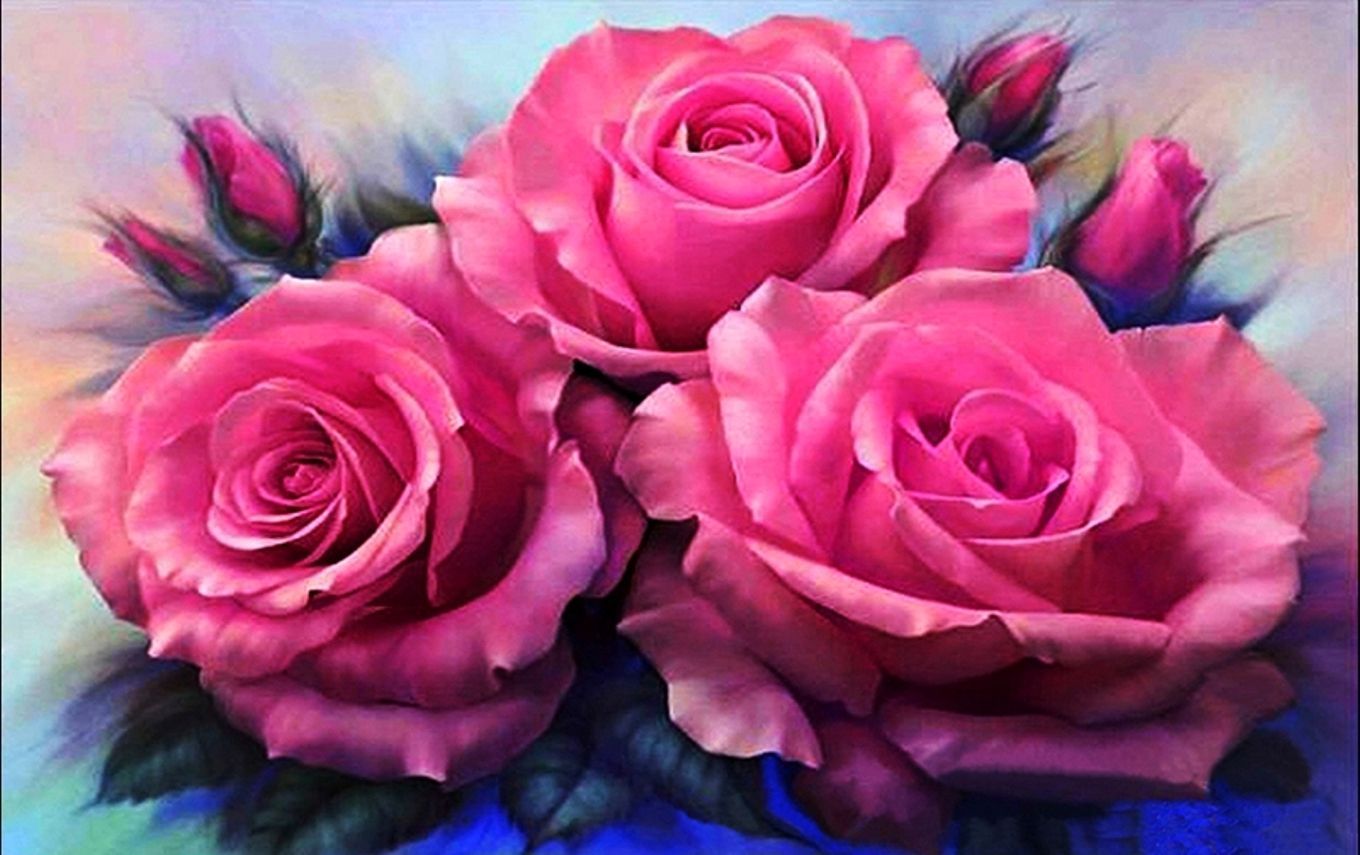 Diamond Painting Vollbild 50x70 mit eckigen Steinen Diamond Painting Vollbild 50x70 mit eckigen Steinen