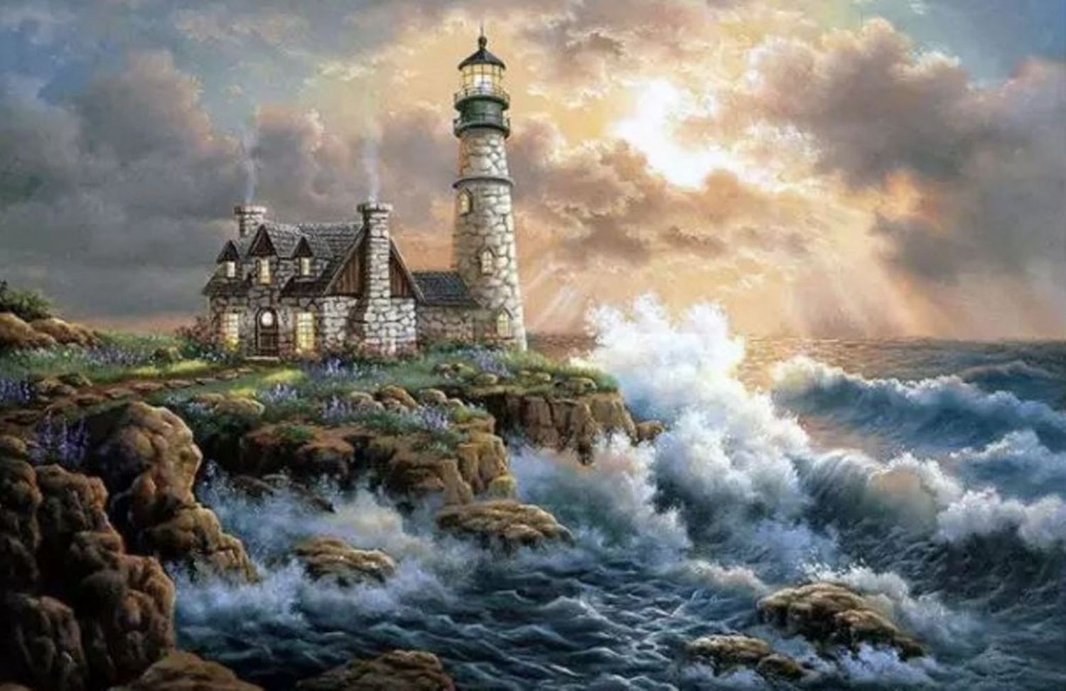 Diamond Painting Vollbild 50x70 mit eckigen Steinen Diamond Painting Vollbild 50x70 mit eckigen Steinen