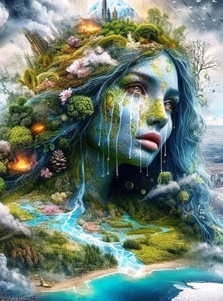 Diamond Painting Vollbild 50x70 mit eckigen Steinen Diamond Painting Vollbild 50x70 mit eckigen Steinen