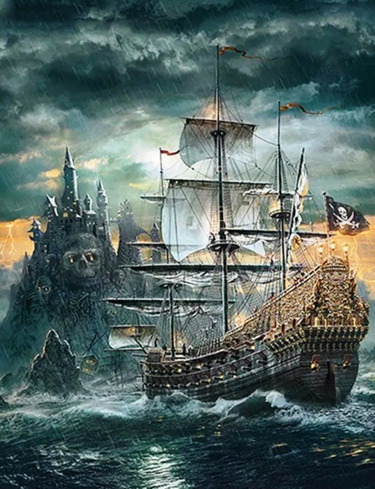Diamond Painting Vollbild 50x70 mit eckigen Steinen Diamond Painting Vollbild 50x70 mit eckigen Steinen