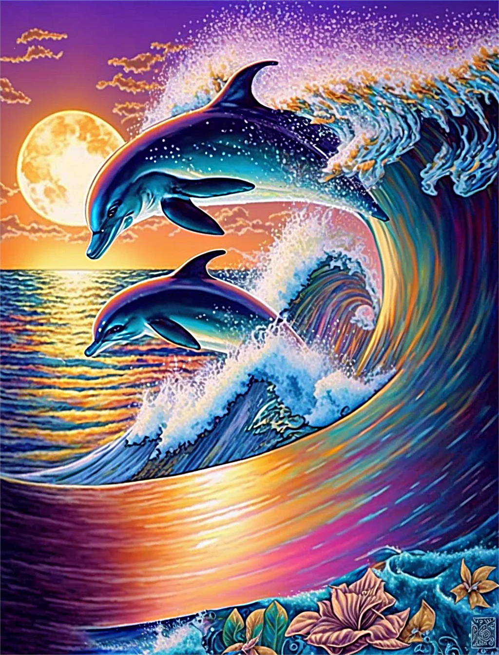 Diamond Painting Vollbild 50x70 mit eckigen Steinen Diamond Painting Vollbild 50x70 mit eckigen Steinen