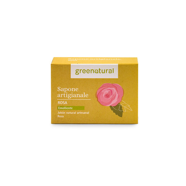 Saponetta Naturale Artigianale alla ROSA 100 gr