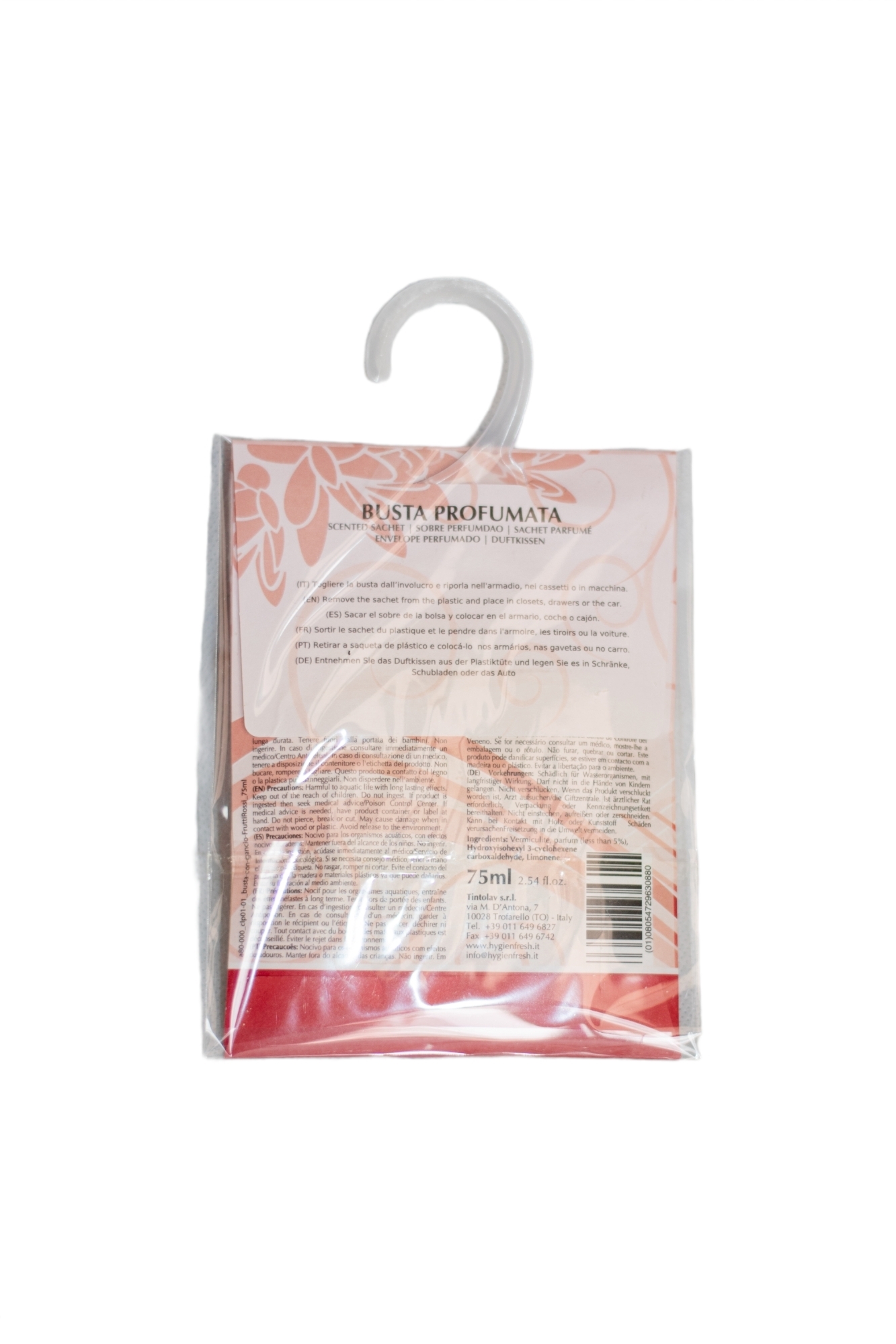 BUSTA PROFUMATA FRUTTI ROSSI HYGIENFRESH 1 BUSTA