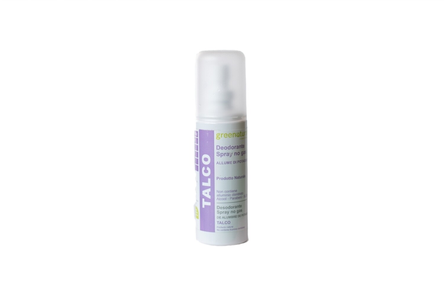 Deodorante Spray all'Allume di Potassio Talco 100 ml - Green Natural