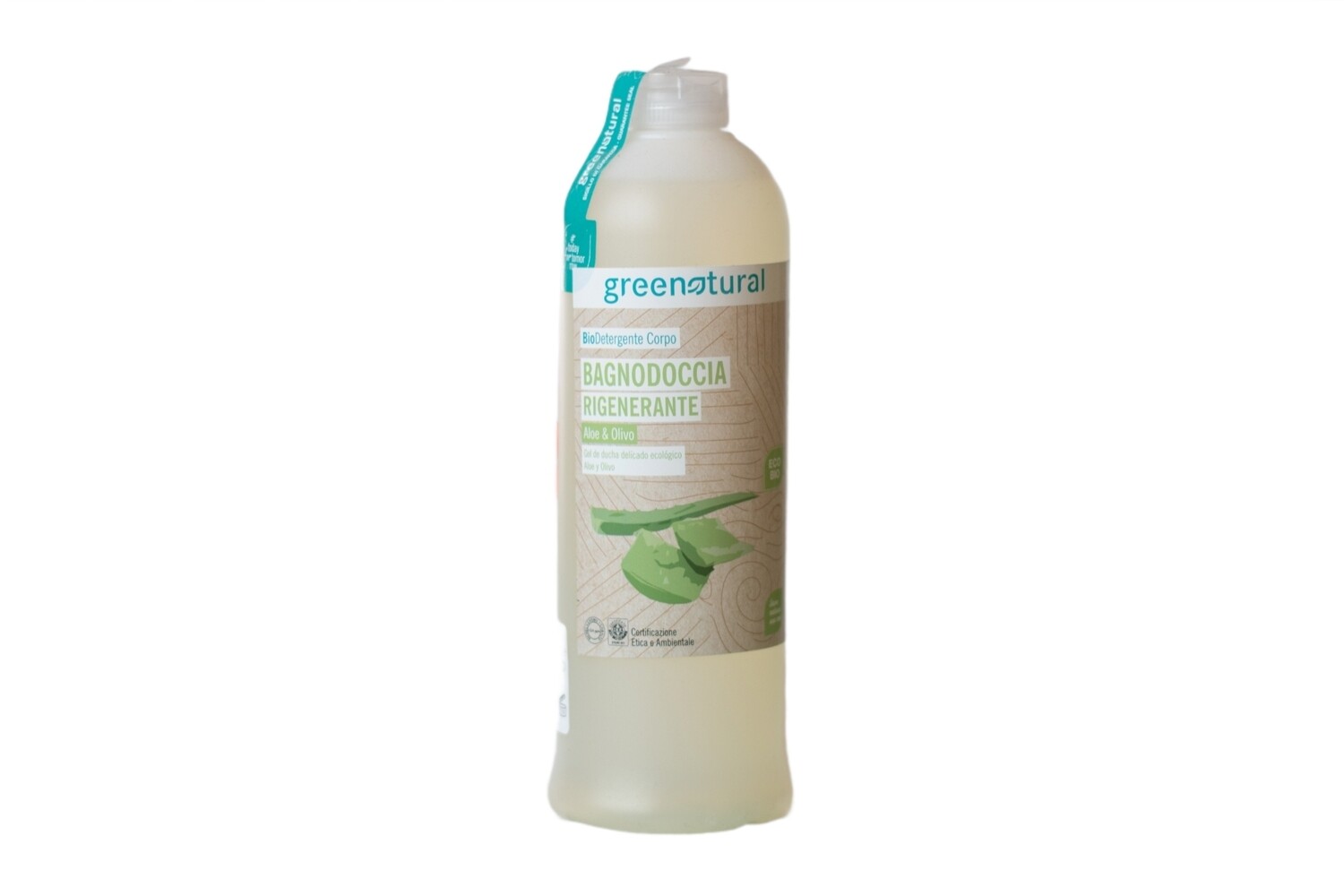 Bagnodoccia Delicato Aloe e Olivo 500 ml - Green Natural