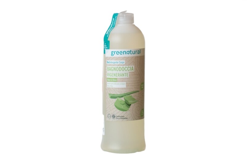 Bagnodoccia Delicato Aloe e Olivo 500 ml - Green Natural